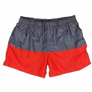 OP Ocean Pacific Mens  Sz 3XL Blue Red Swim Trunks Shorts Brief Lined Drawstring